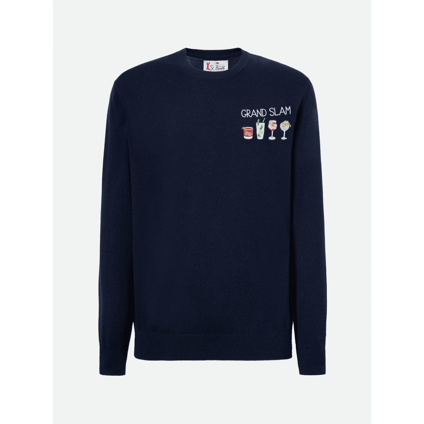 Maglione a girocollo Heron Light con ricamo Grand Slam