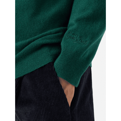 Maglione a girocollo Heron Light con ricamo 15/0 battuta regolare! | VACANZE DI NATALE SPECIAL EDITION