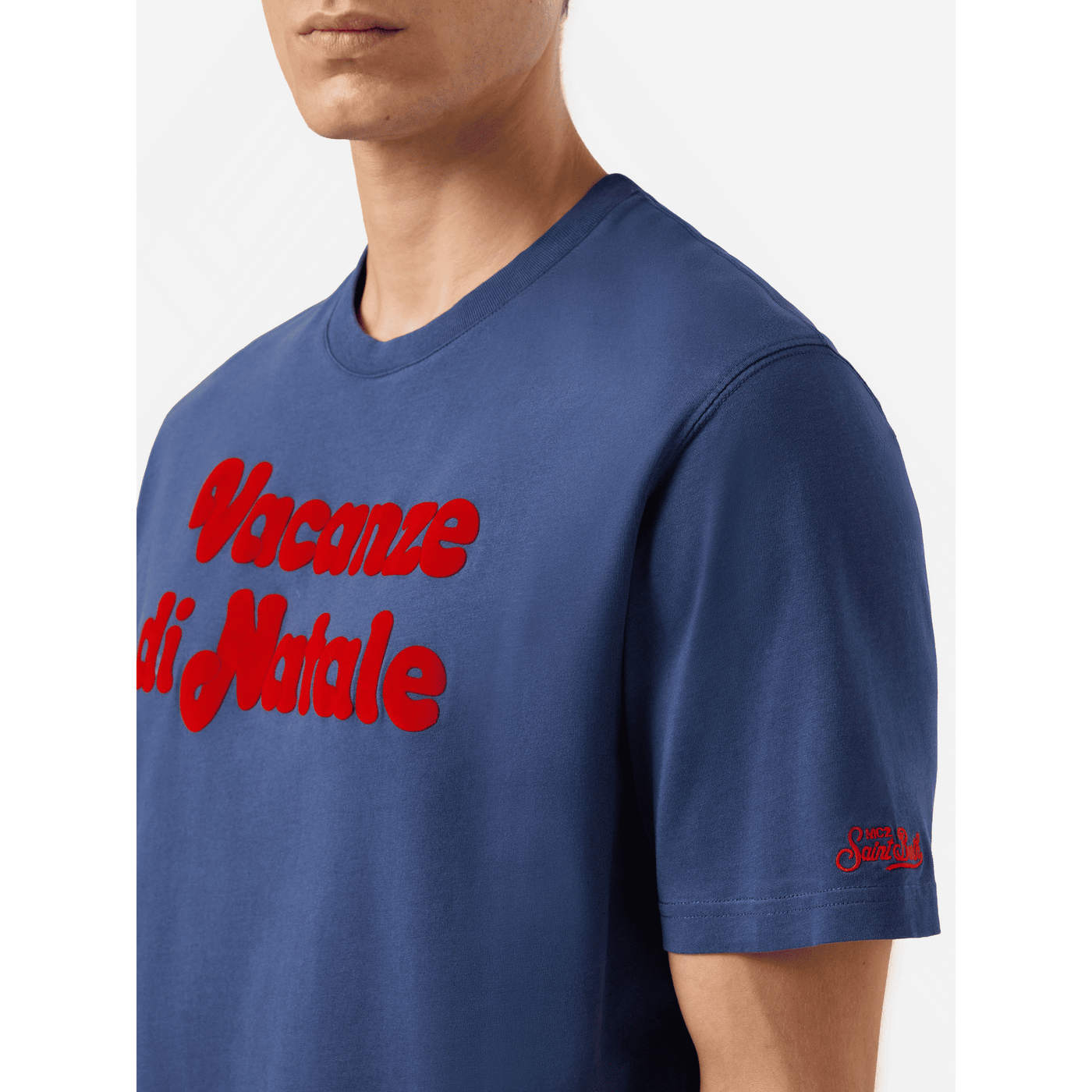 T-shirt Arnott Warm in cotone invernale con stampa flock locandina film | VACANZE DI NATALE SPECIAL EDITION