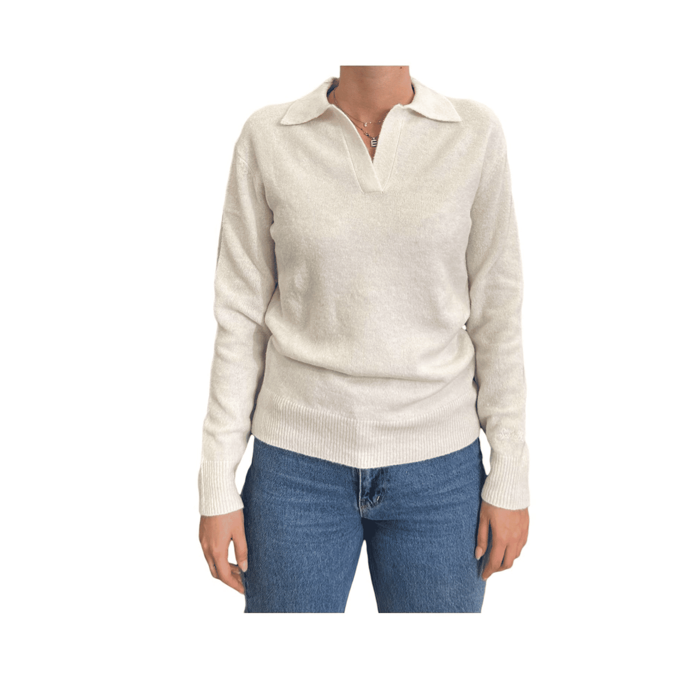 Maglione Eze in alpaca con collo polo