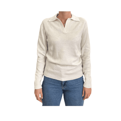Maglione Eze in alpaca con collo polo