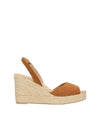 Espadrillas Donna in camoscio con punta aperta