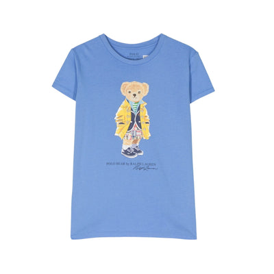 T-shirt Bambina con orsetta Polo