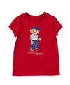 T-shirt Bambina 2-4 anni con orso Polo