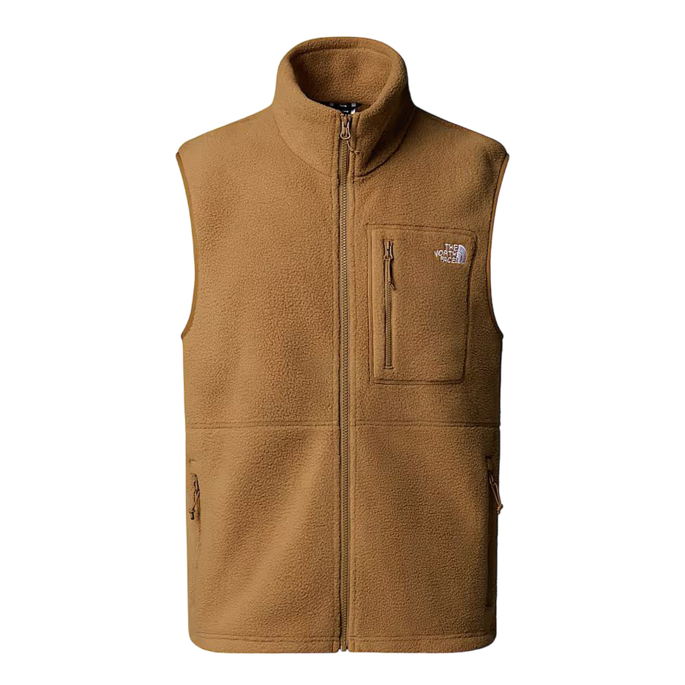 Gilet Uomo Yumiori in pile Marrone