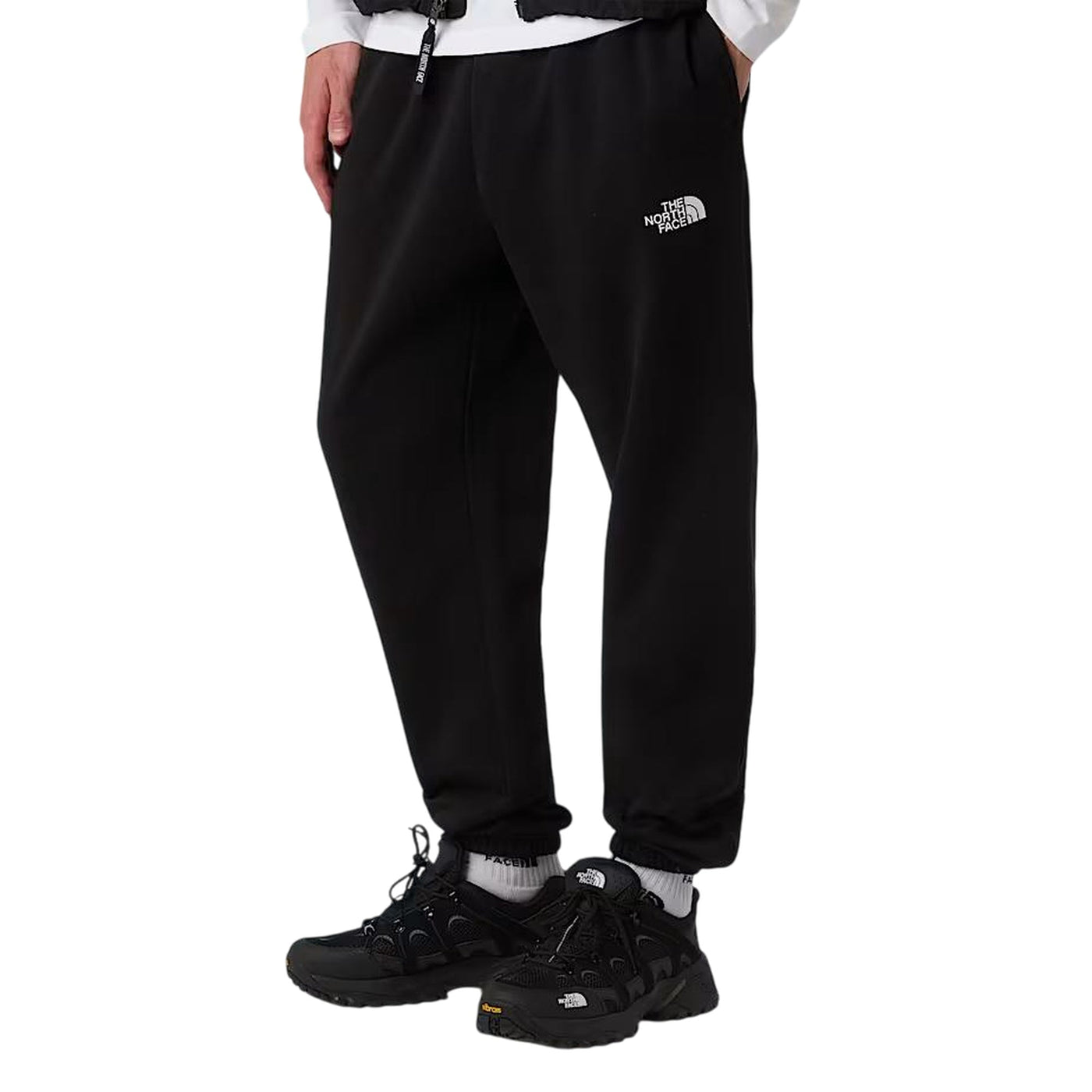 Pantalone Uomo Simple Dome Joggers Nero modello frontale
