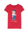 T-shirt Bambina 5-7 anni con orso Polo