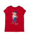 Girl T-shirt with Polo Bear pattern