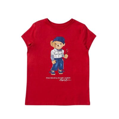 T-shirt Bambina con fantasia Polo Bear