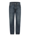 Jeans Uomo tapered fit con baffature