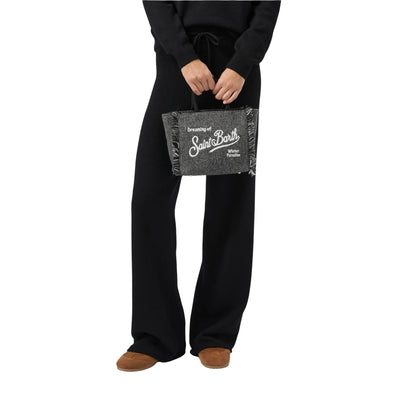 Borsa A Mano Vanity Mini Wool In Misto Lana Spinato