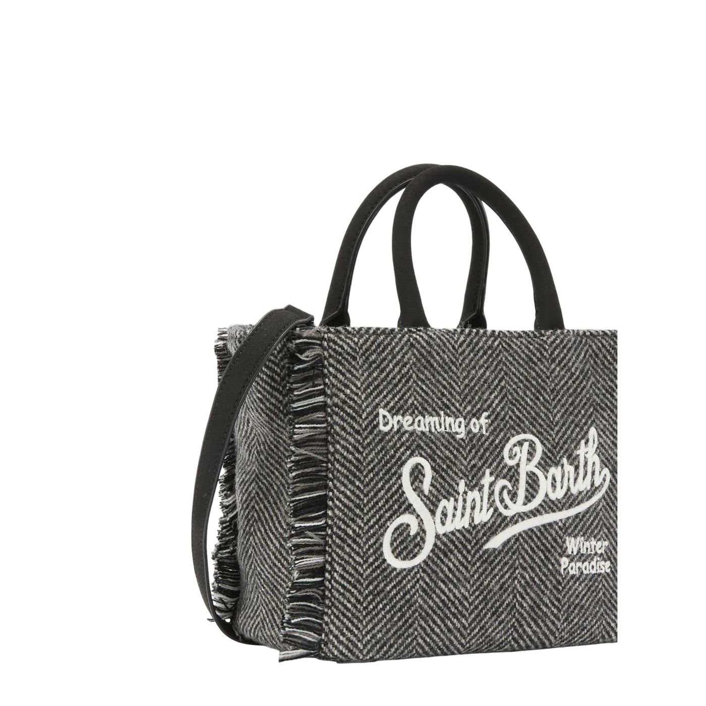 Borsa A Mano Vanity Mini Wool In Misto Lana Spinato