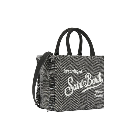 Borsa A Mano Vanity Mini Wool In Misto Lana Spinato