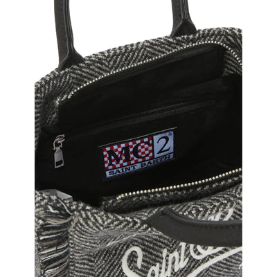 Borsa A Mano Vanity Mini Wool In Misto Lana Spinato