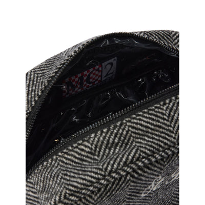 Vanity Case Westwood Wool In Misto Lana Grigio Spinato