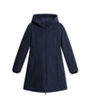 Parka Donna lungo Firth liscio Blu