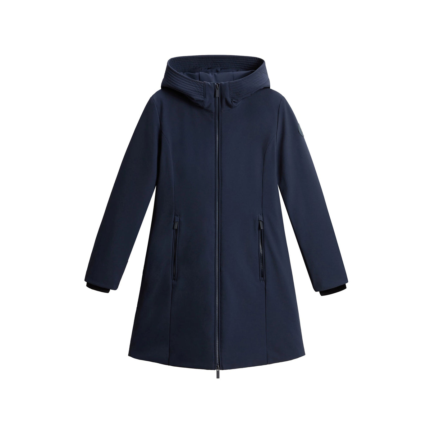 Parka Donna lungo Firth liscio Blu