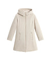 Parka in tessuto liscio impermeabile Beige