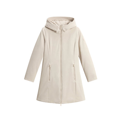 Parka in tessuto liscio impermeabile Beige