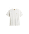 T-shirt uomo in puro cotone bianco con logo