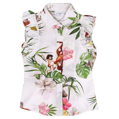 Girl's Shirt with all over Jungle Book print