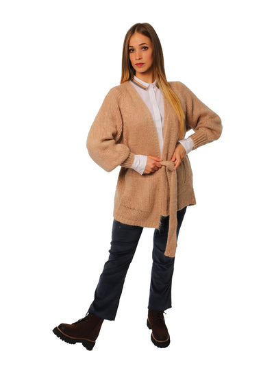 Cardigan Donna in tessuto intrecciato