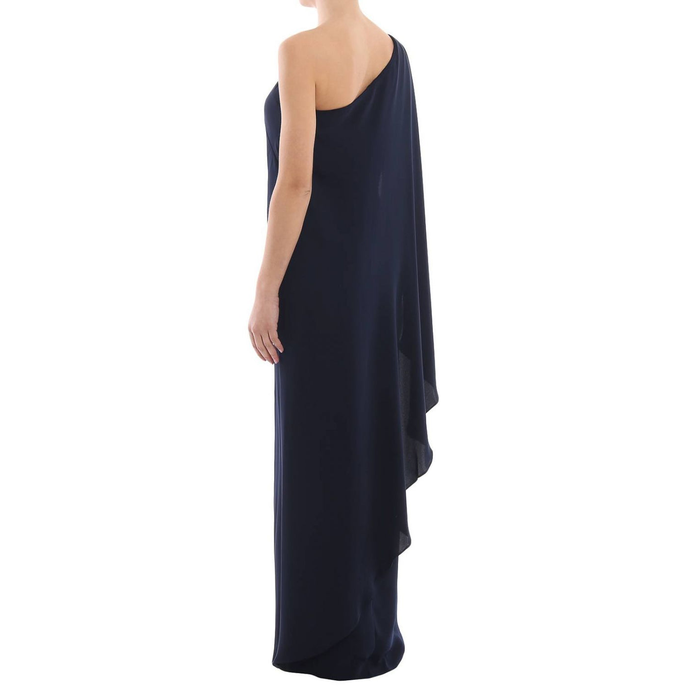 Women's one-shoulder draped dress