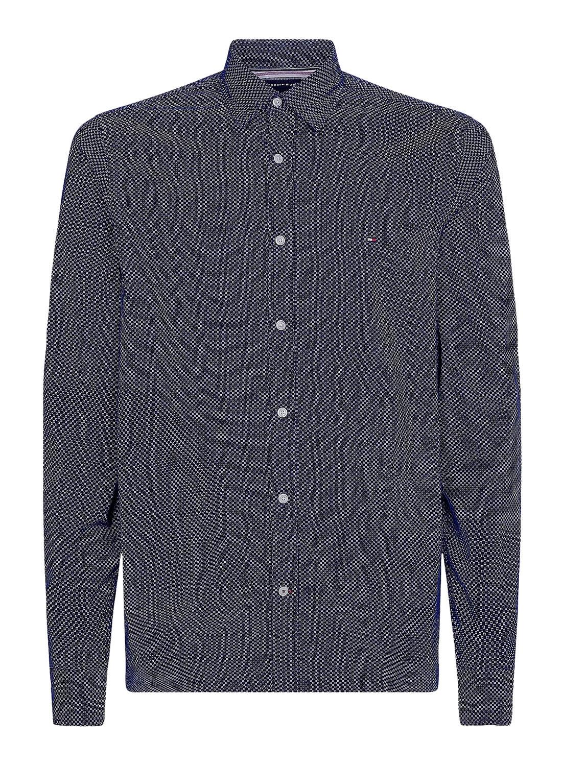 Camicia uomo con micro fantasia