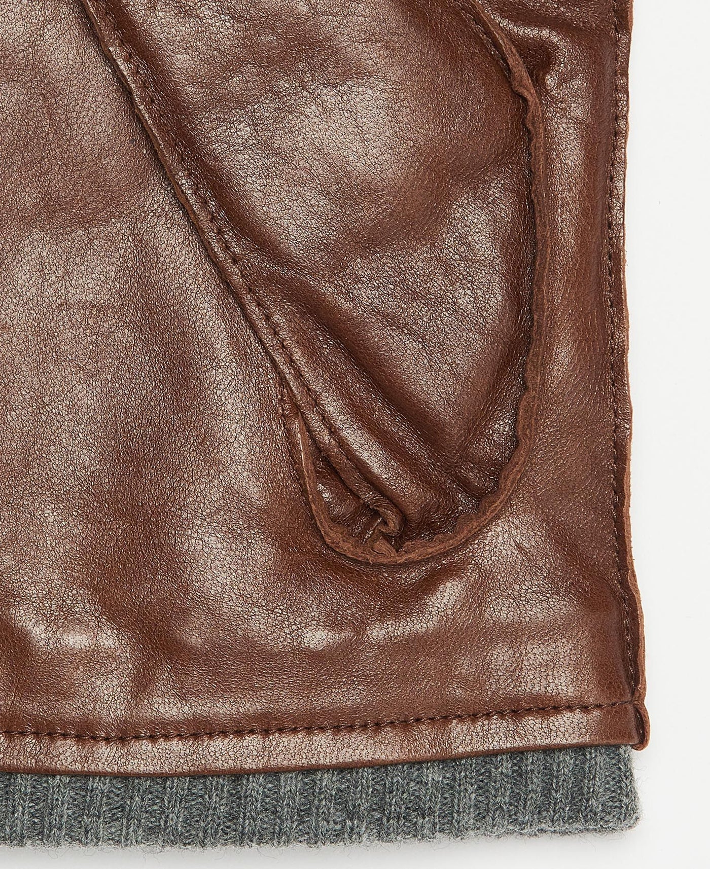 Guanti Uomo in pelle brunita