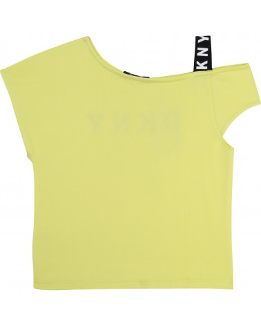 Girl's T-shirt with logoed strap