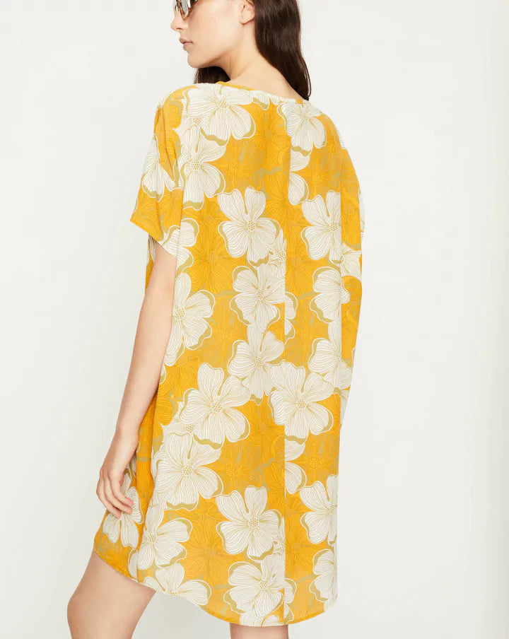 Women's short-sleeved floral dress