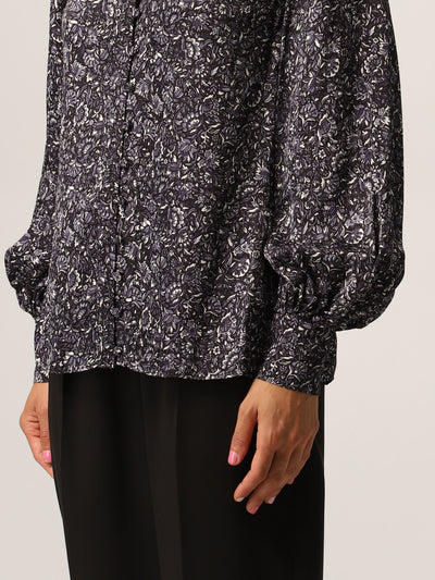 Women's blouse with floral print