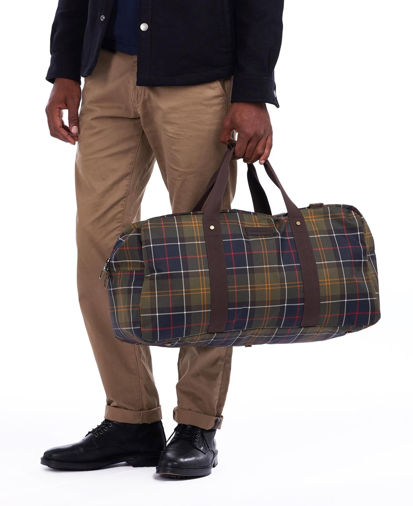 Borsone Uomo in tartan classico