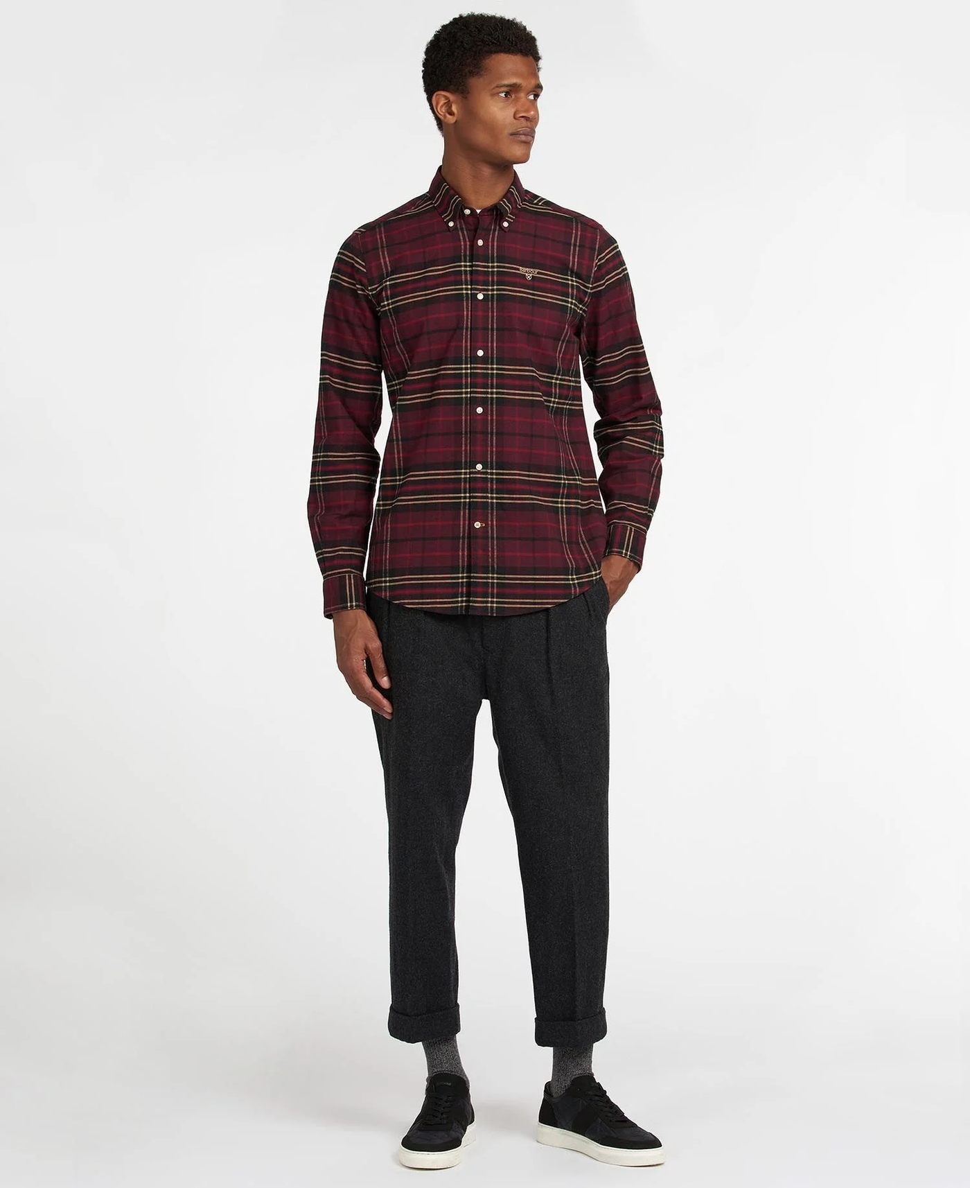 Camicia Uomo con bottoni a contrasto