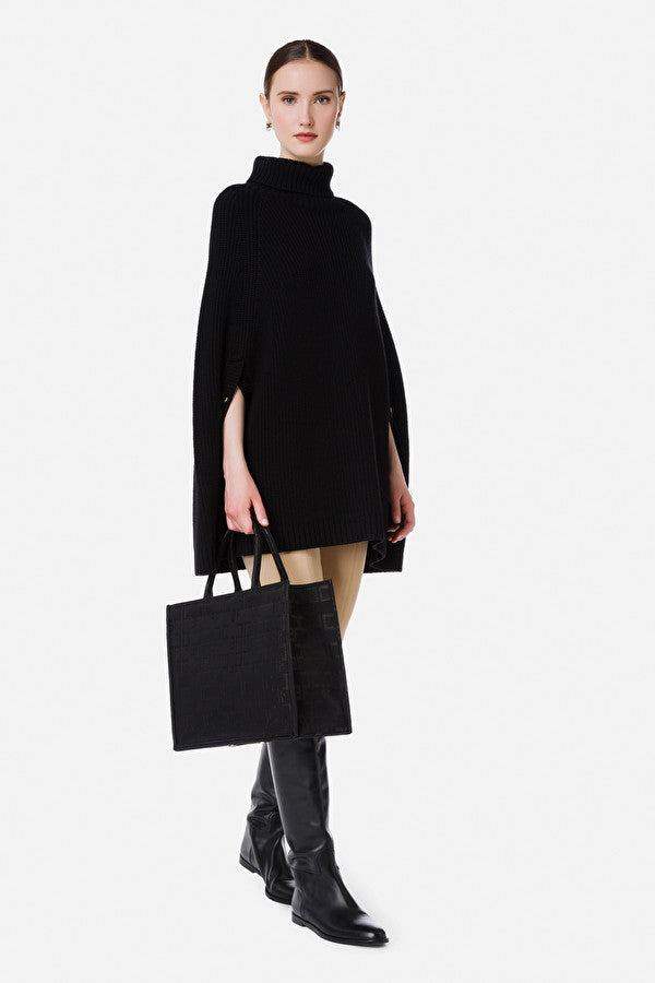 Mantella Donna con collo dolcevita