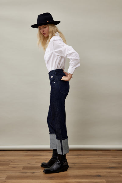 Pantaloni Donna con maxi revers