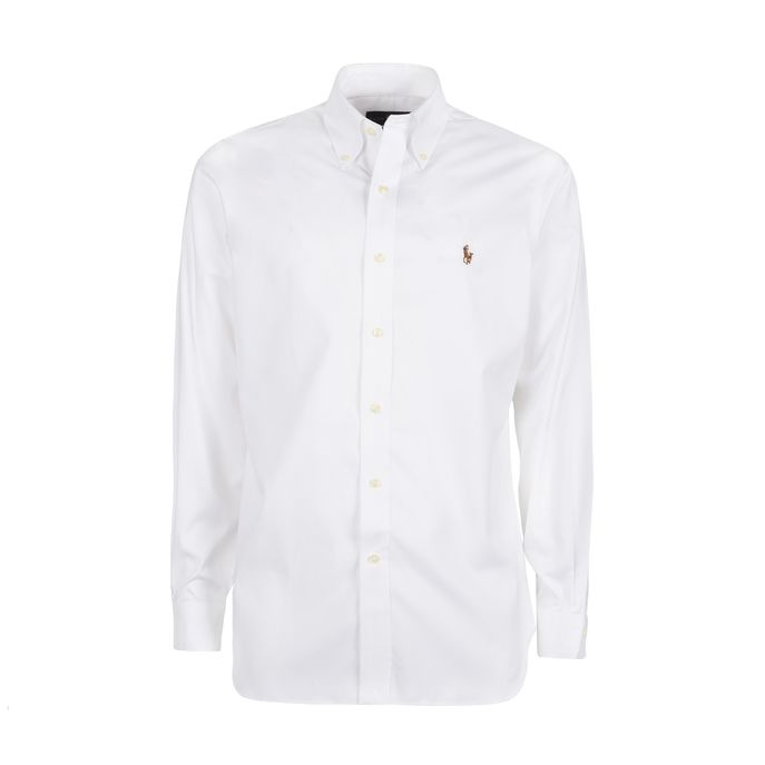 Camicia Uomo in cotone con collo botton down