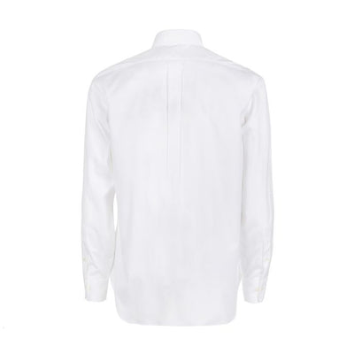 Men's shirt in cotton with button down collar