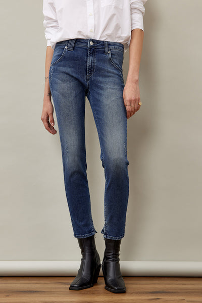 Jeans Donna con spacchi alle caviglie
