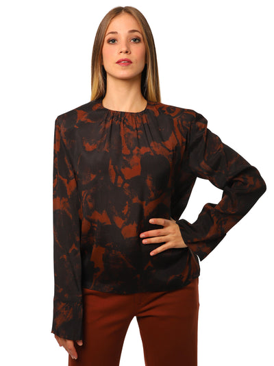 Blusa Donna con bottoncini madreperla