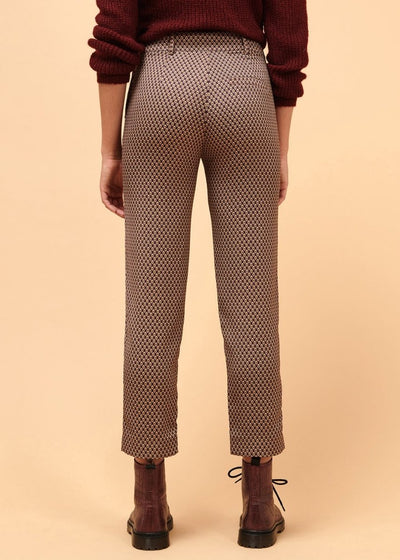 Pantaloni Donna con fantasia geometrica