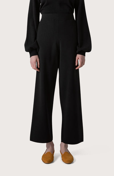 Pantaloni Donna tricot in misto lana