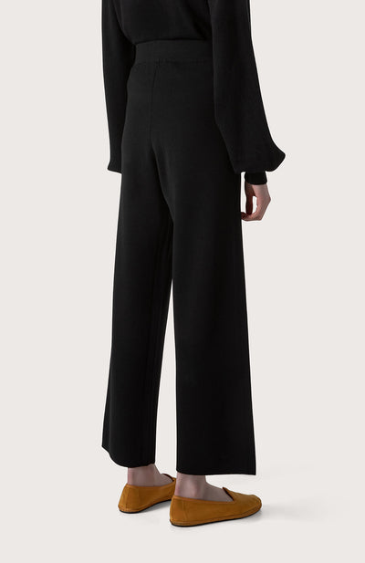 Pantaloni Donna tricot in misto lana