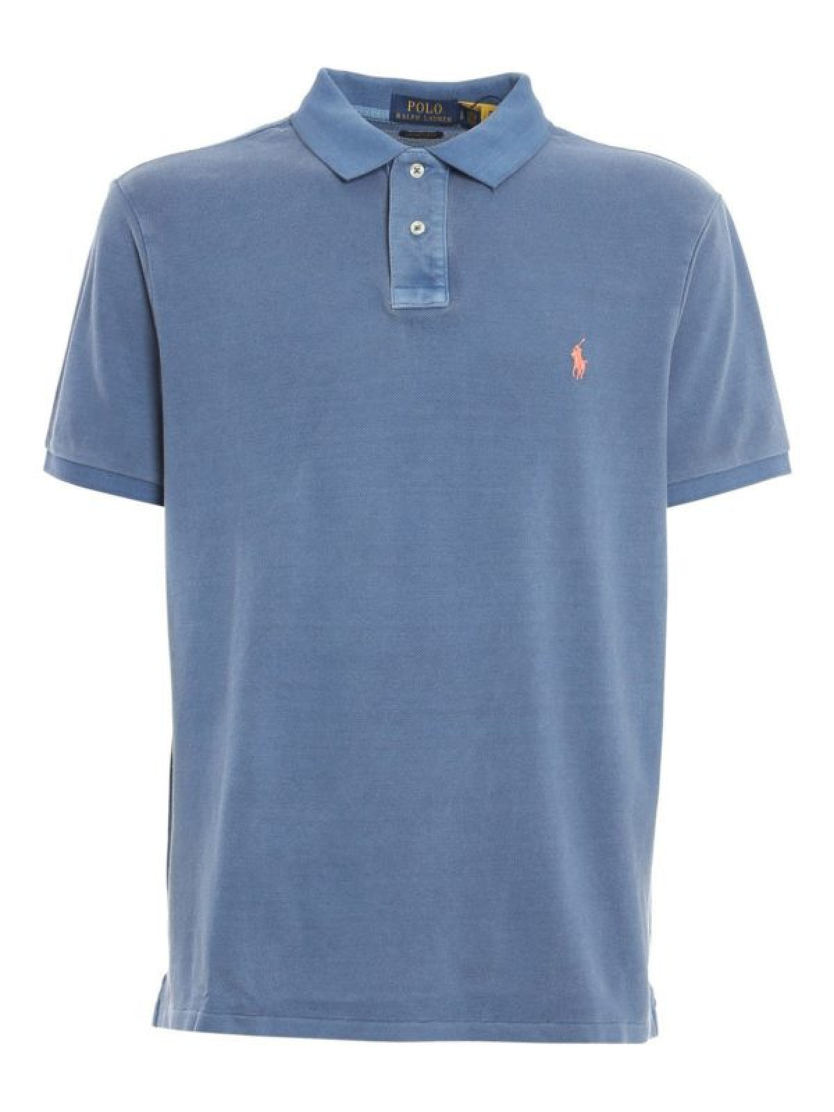 Men's polo shirt with degradé effect