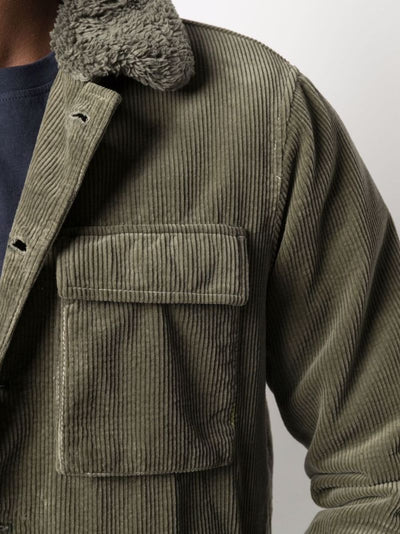 Men's military velvet jacket