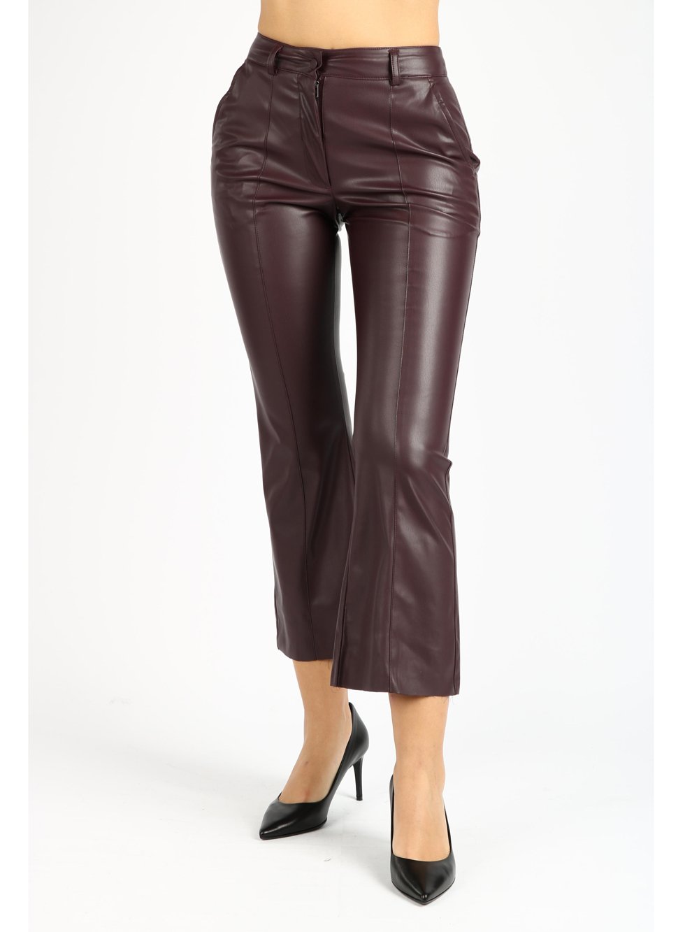 Pantaloni Donna ATPA017 effetto lucido