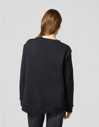 Women's sweatshirt in pure cotton