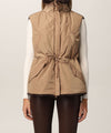 Women's gilet with fur lining