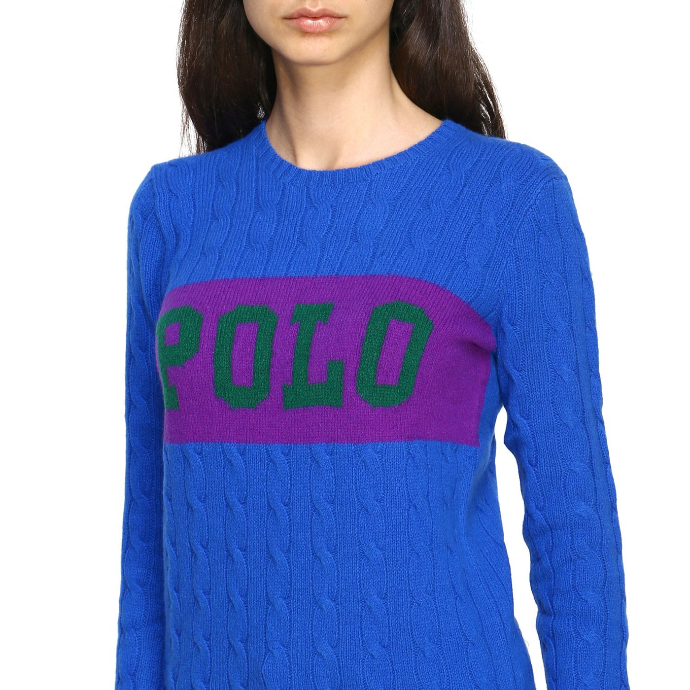 Women's cable knit sweater