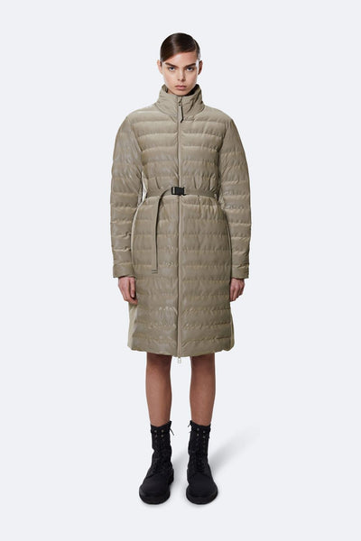 Seamless quilted women's coat 